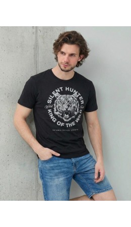 футболка мужская черный