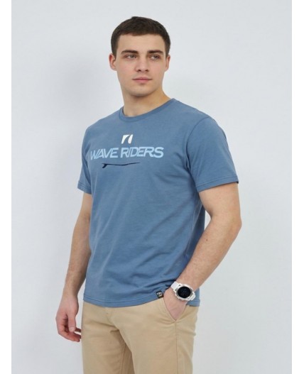 футболка мужская индиго