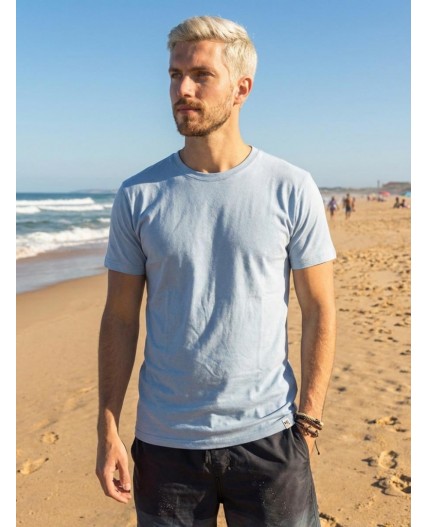 футболка мужская пастельно-голубой