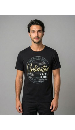 футболка мужская черный