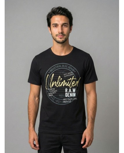 футболка мужская черный