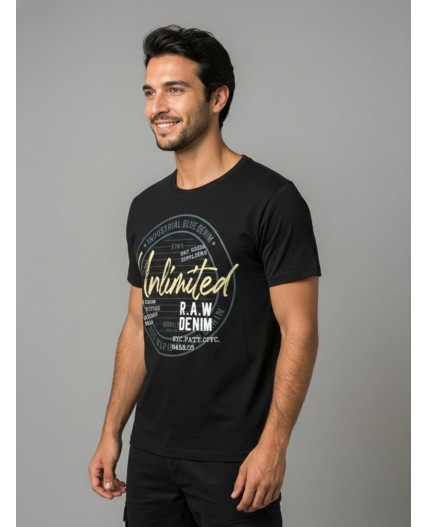 футболка мужская черный