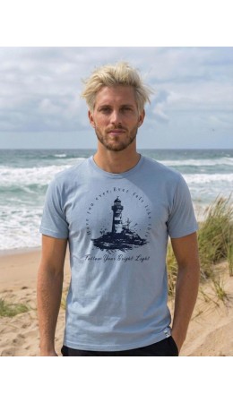 футболка мужская пастельно-голубой