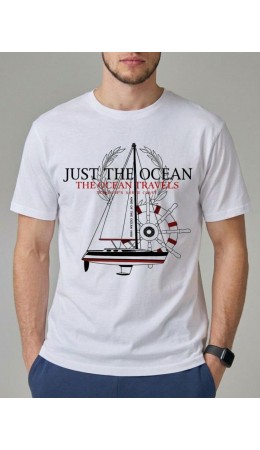 футболка мужская белый