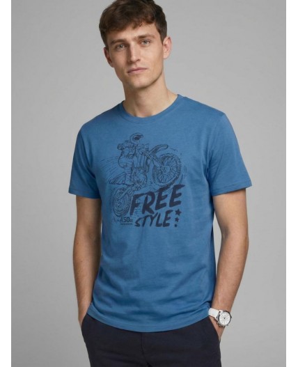 футболка мужская индиго