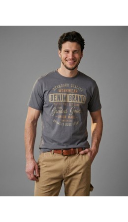 футболка мужская графитовый