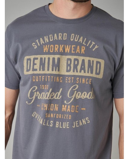 футболка мужская графитовый