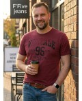 футболка мужская темно-бордовый