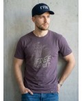 футболка мужская сливовый
