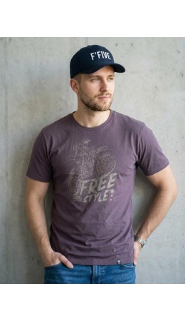 футболка мужская сливовый
