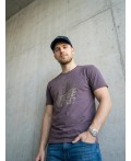 футболка мужская сливовый