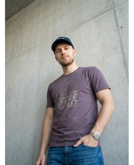 футболка мужская сливовый