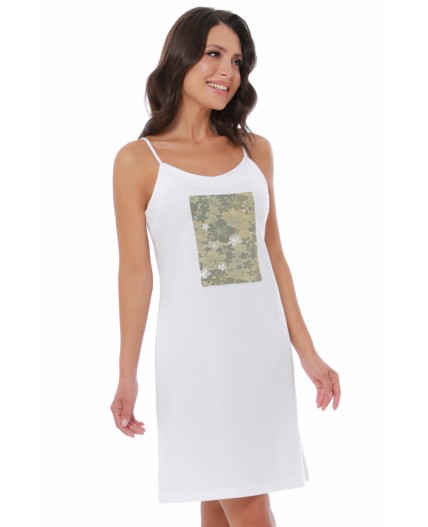 Платье-комбинация Белый