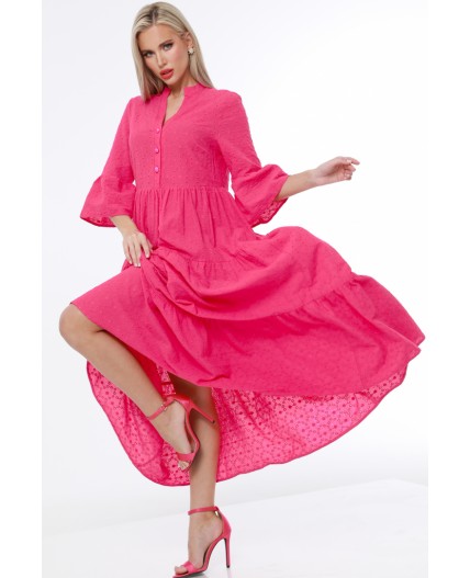 Платье Ярко-розовый