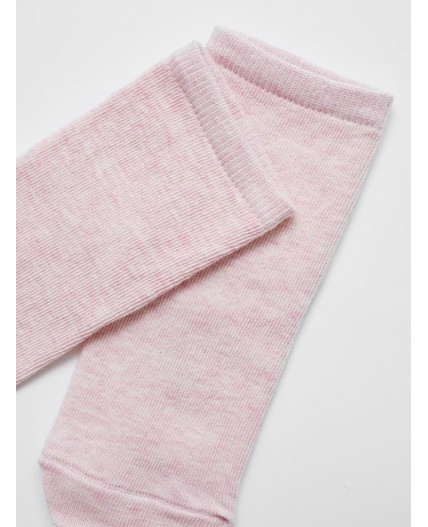 Носки розовый меланж