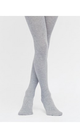 Колготки серый меланж