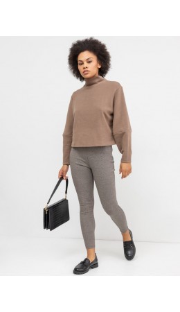 Легинсы м.бежевая клеточка