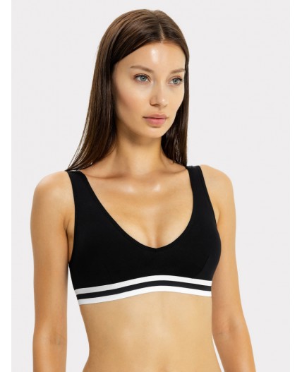 Бюстье черный