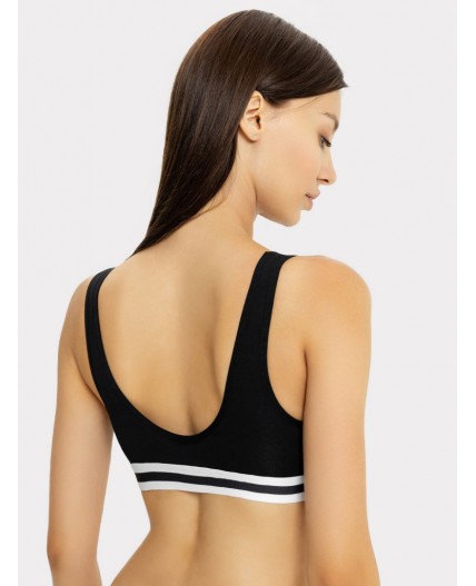 Бюстье черный