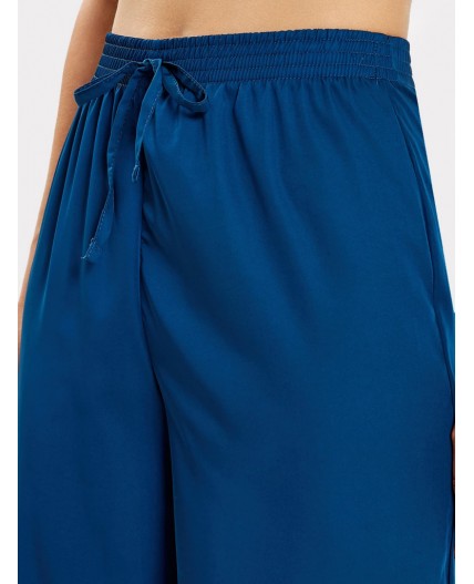 Брюки синее море