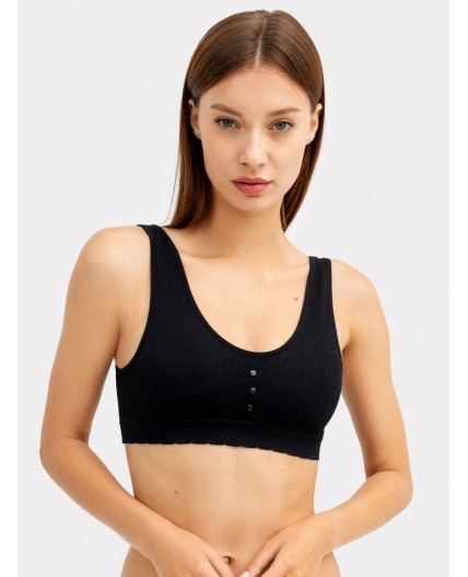 Бюстье черный