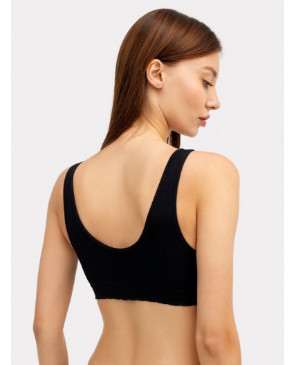 Бюстье черный