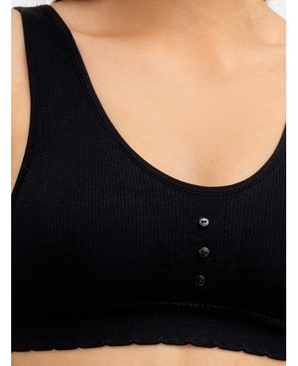 Бюстье черный