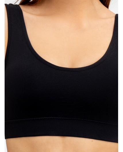 Бюстье черный