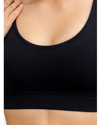 Бюстье черный