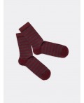 Носки бордовый