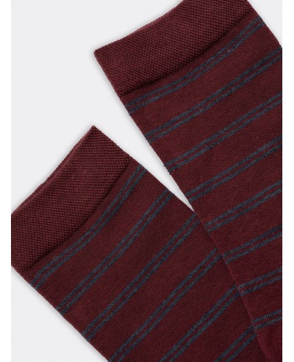 Носки бордовый