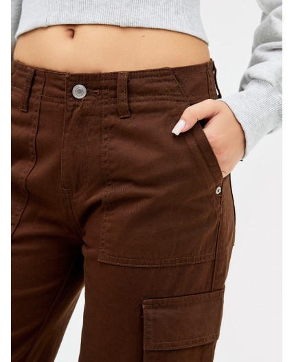 Брюки светло -коричневый