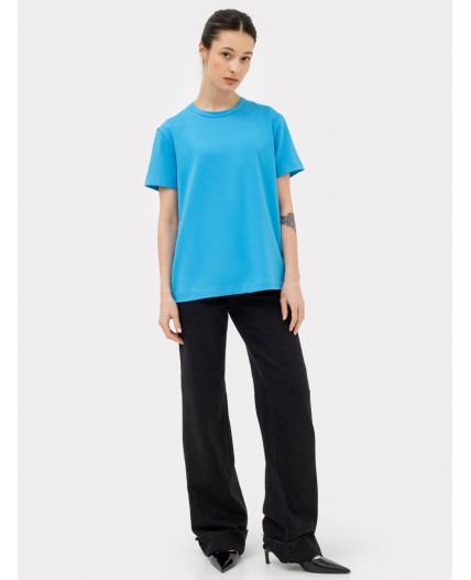 Футболка лазурный