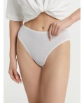 Трусы серый орнамент на молочном