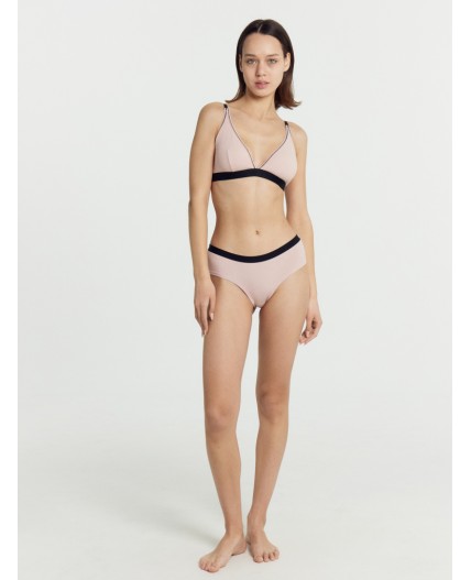 Бюстгальтер персиковый румянец