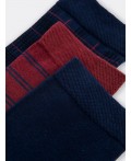 Носки т.синий /бордовый