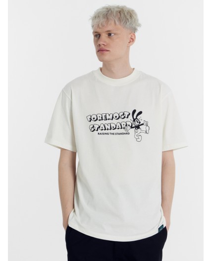 Футболка св.молочный +печать