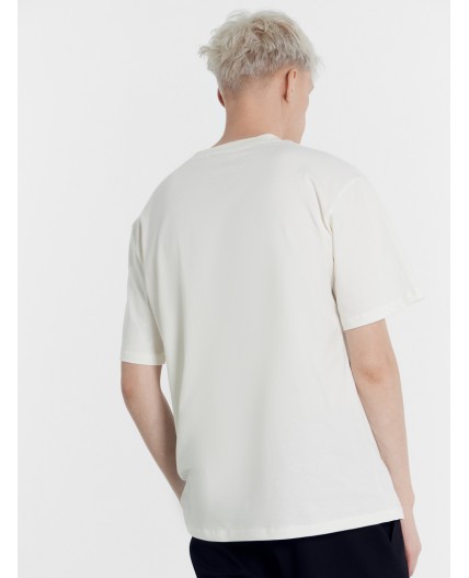 Футболка св.молочный +печать