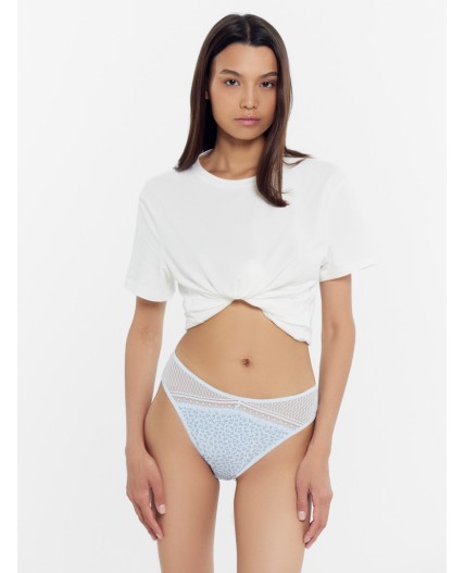 Трусы веточки на голубом