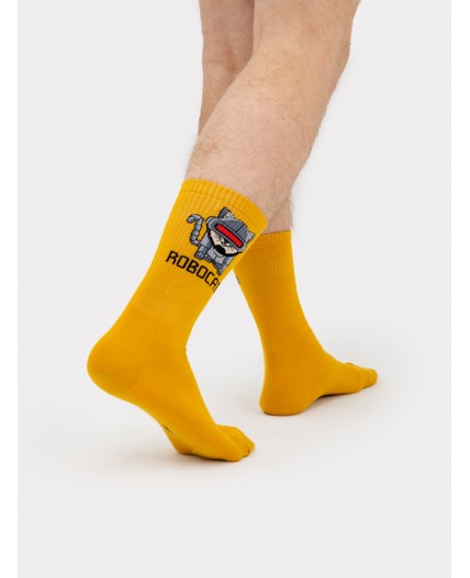 Носки горчичный