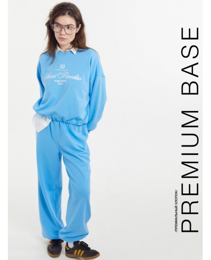 Брюки лазурный