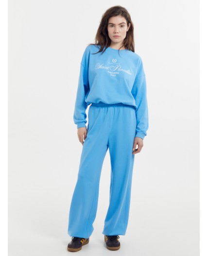 Брюки лазурный