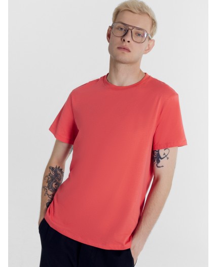 Футболка яркий коралл