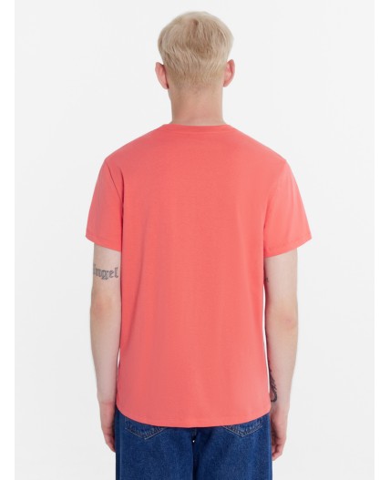 Футболка яркий коралл