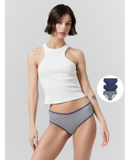 Трусы полосочка на молочном