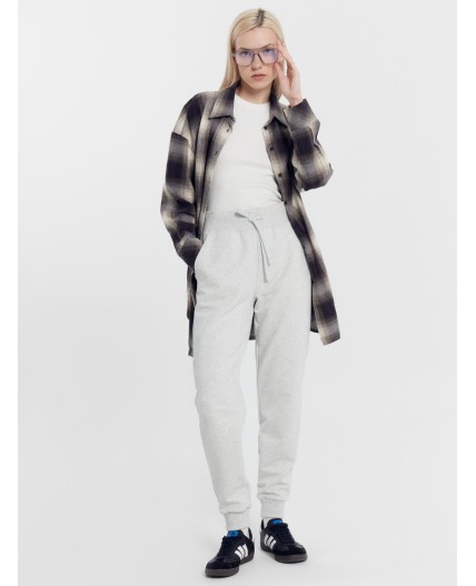 Брюки серый меланж 4306-А