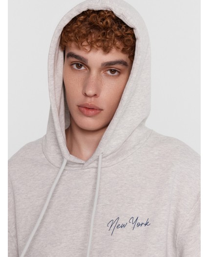 Худи серый меланж 4306-А +печать1