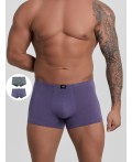 Трусы пыльно -фиолетовый +текст на графите