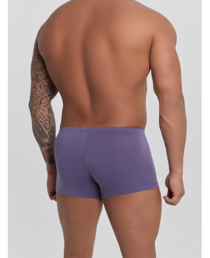 Трусы пыльно -фиолетовый +текст на графите