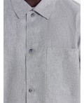 Рубашка двухцветный серый